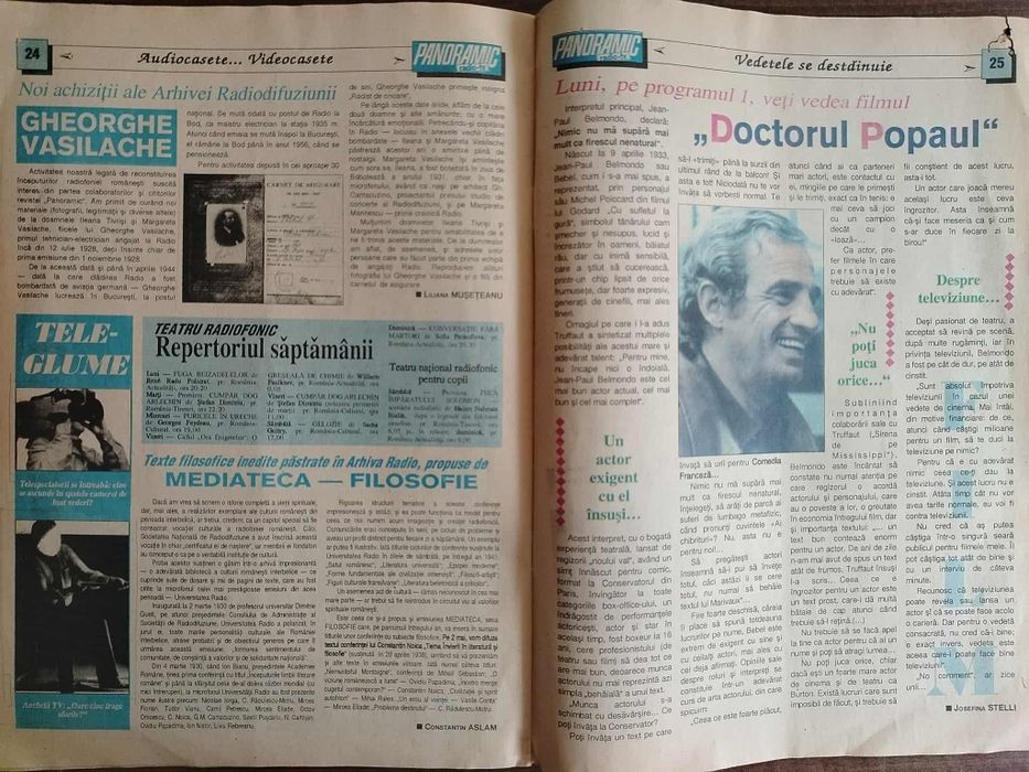 Vând revista Panoramic radio-tv mai 1994