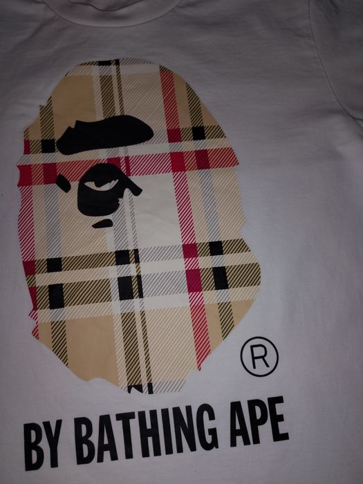 Bape x Burberry T-shirt white