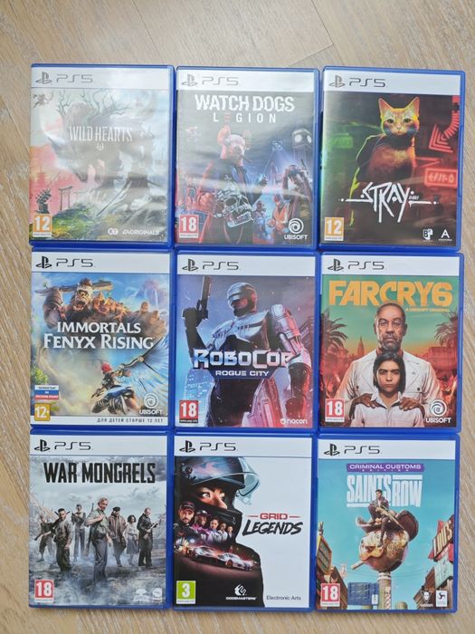 Диски на playstation 5