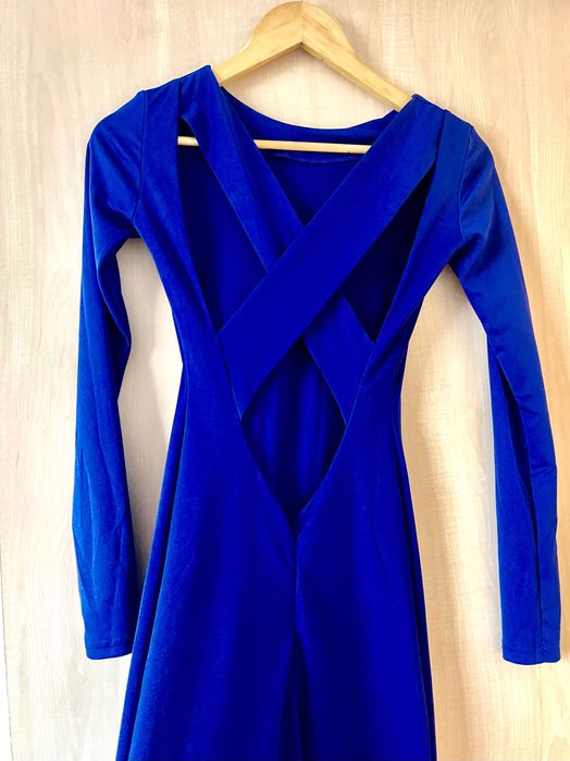 Дамска елегантна дълга рокля