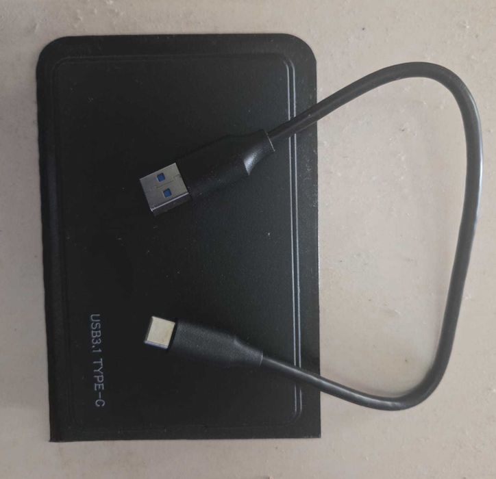 Жесткий диск 1000 гб внешний переносной бокс USB 3.0 и USB Type-C