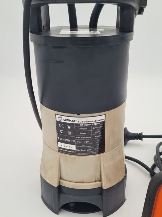 Pompă submersibilă DEKO 400W pentru apă murdară