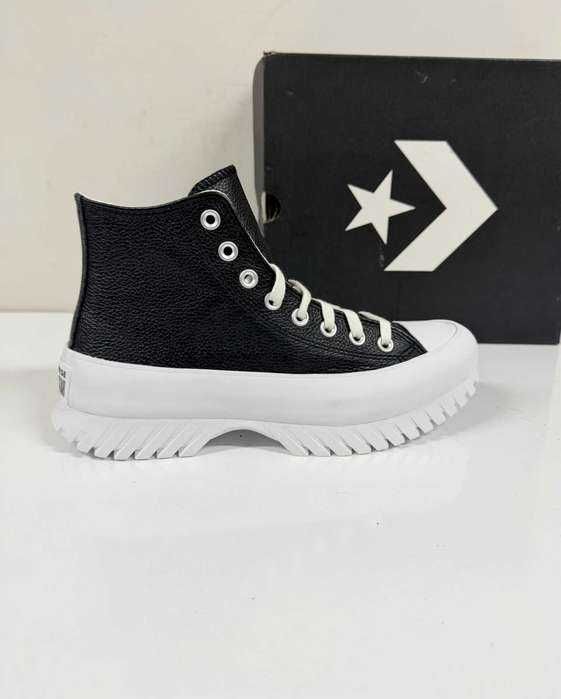 CONVERSE Chuck Taylor All Star Lugged 2.0 Leather Black (Нови) – Размер 40 (25.5 см стелка)