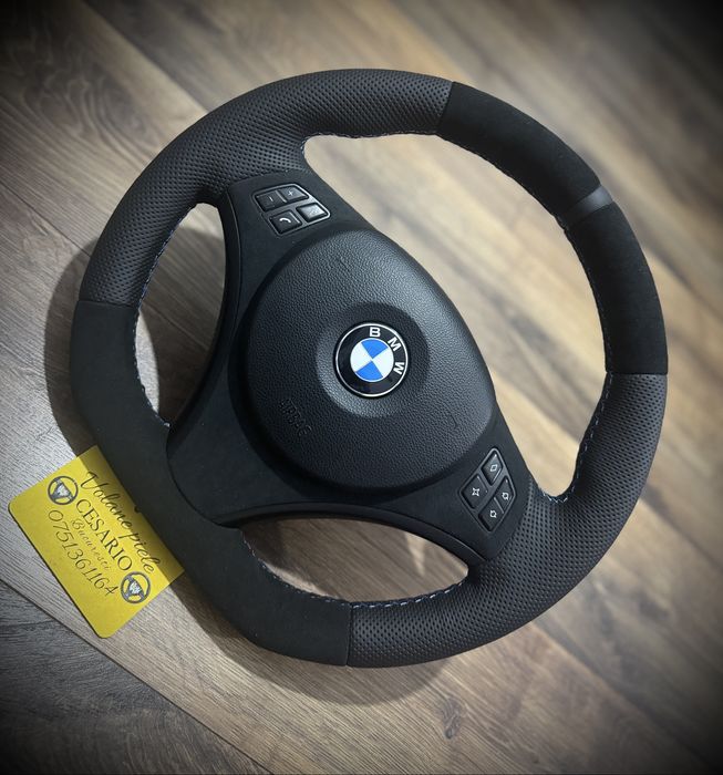 Volan piele nappa naturala Bmw Seria 1 E81,E87 Seria 3 E90,E91, X1