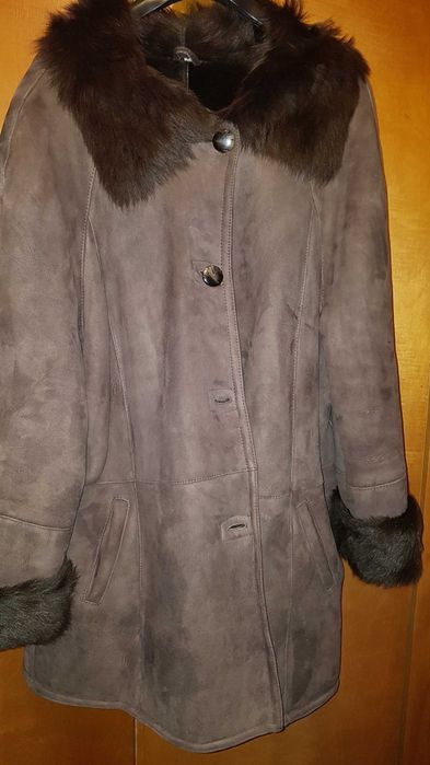 Cojoc de dama blana naturala