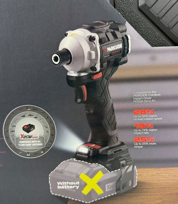 Masina de insurubat Parkside Impact PERFORMANCE PDSSAP 20-Li D3