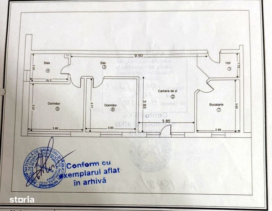 Vanzare apartament 3 camere, 77mp, Floresti, Cetatii, la cheie