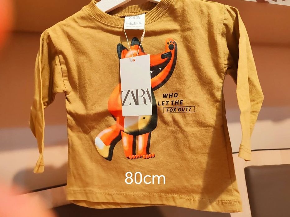 Lot bluzițe Zara 80cm