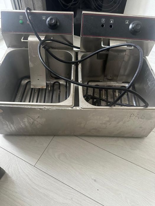 Фритюрница электрическая двойная