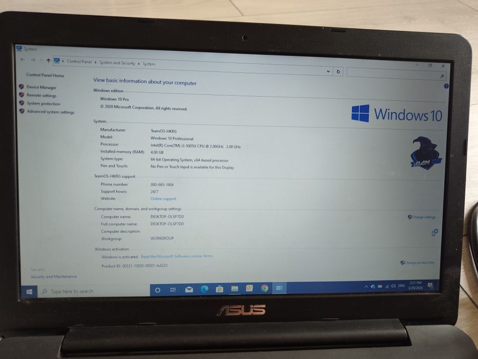 Laptop Asus R557L