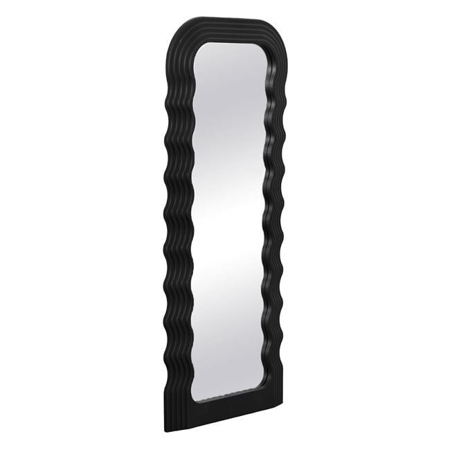 110см! Стенно огледало с вълнообразна рамка