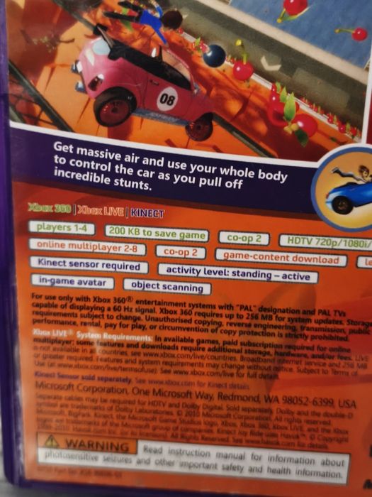 Joc/jocuri Kinect Joy Rider Xbox360 original