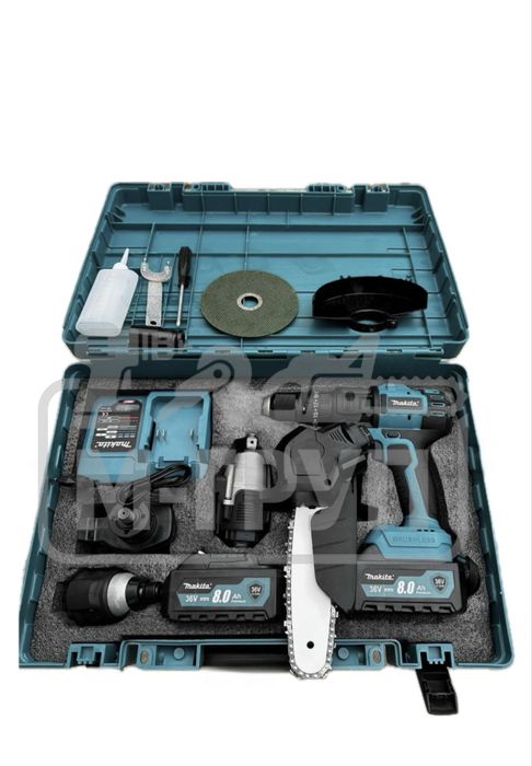 ПРОМО 5 в 1 Универсален акумулаторен инструмент Макита 36V 8Ah