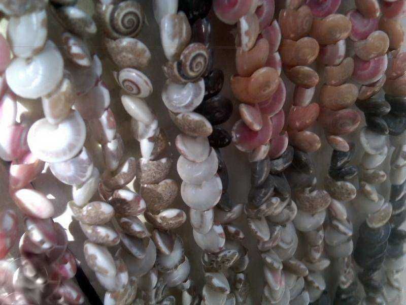 Занавеска из ракушек