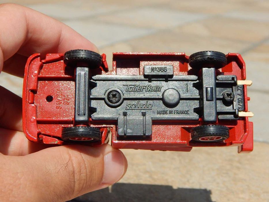 Macheta masina pompieri Saviem SG4 Solido Franta sc 1:50