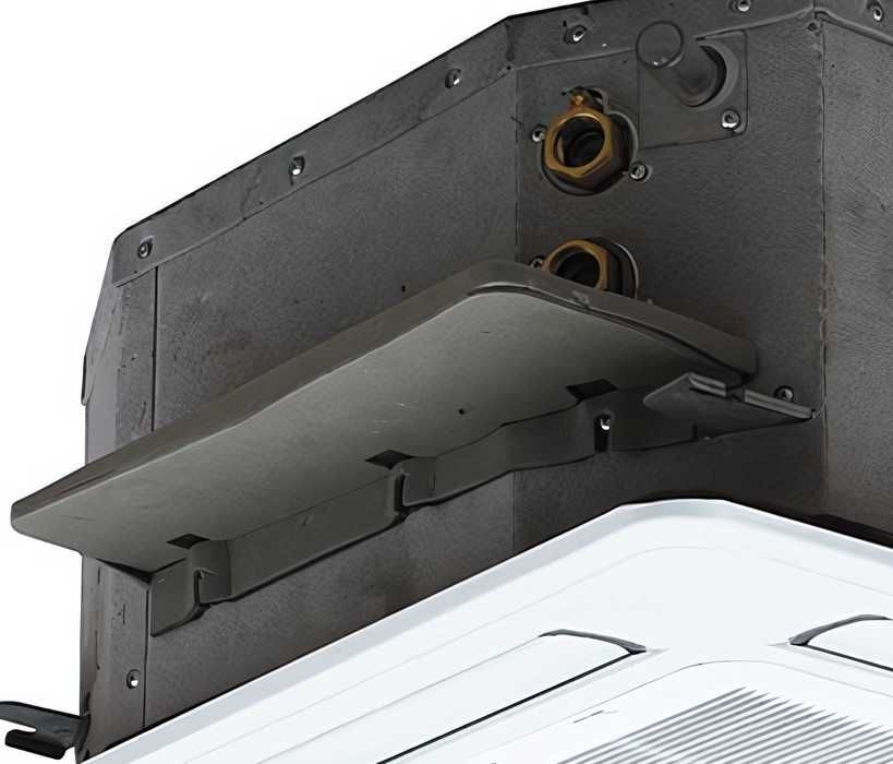 Кассетный 4х трубный фанкойл Kentatsu.  Д/у пульт в комплекте.