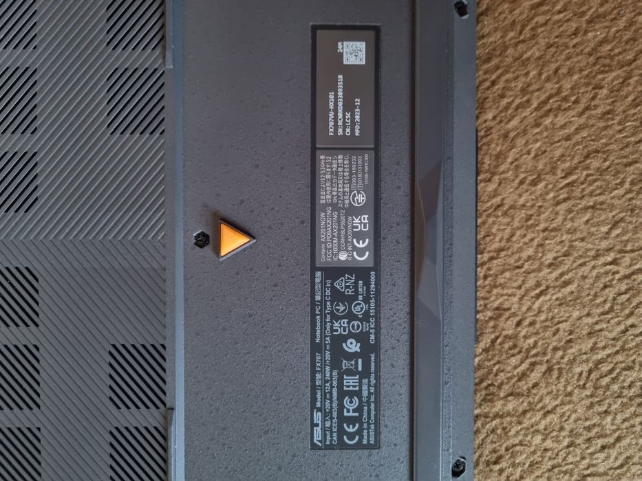 Laptop Asus Tuf Gaming F17