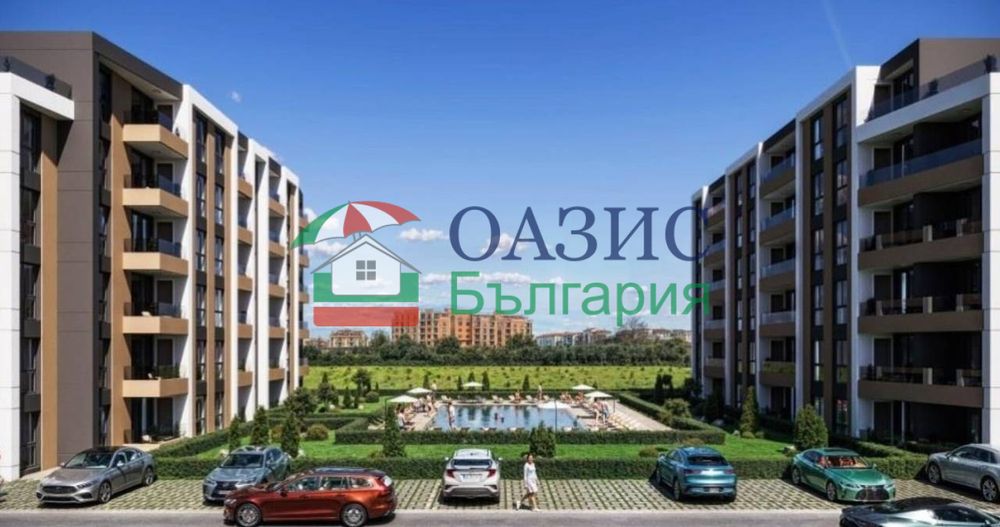 Апартамент с 1 спалня в новостроящ се комплекс в Равда, България, 60 кв. м, 105800 евро