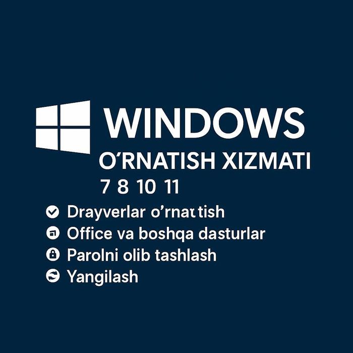 Windows o'rnatish