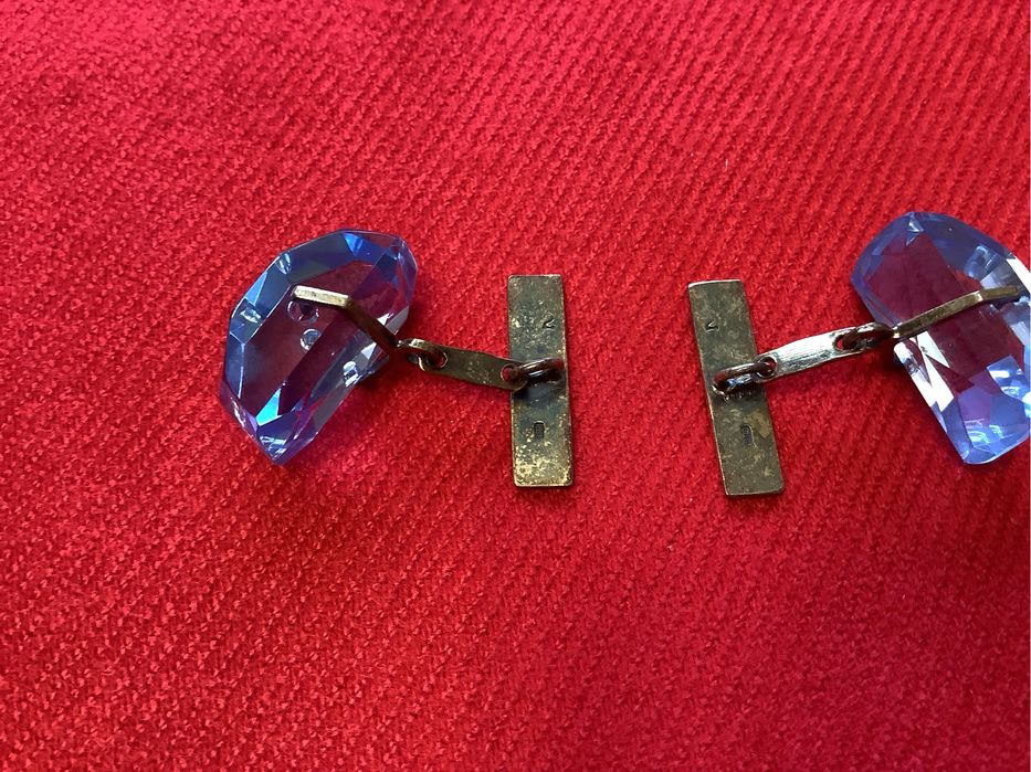 Запонки серебряные СССР