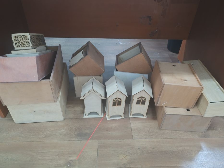 Коробки, ящики фанерные, разные