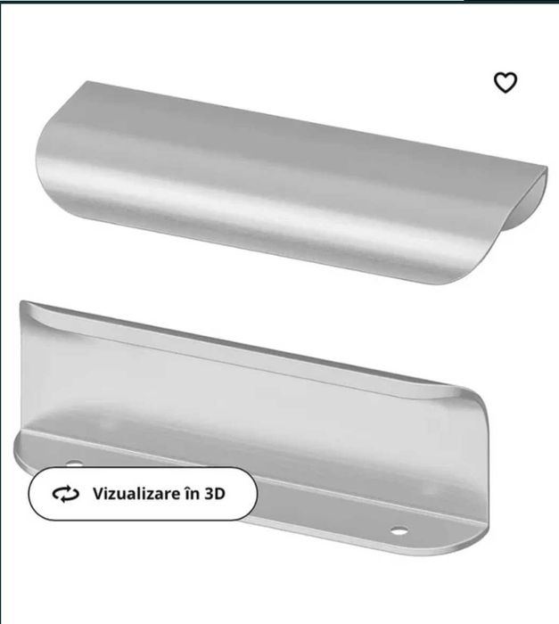 Mânere din oțel inoxidabil IKEA