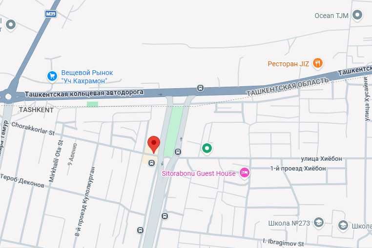 Юнусабад 12 кв-л ул.Ахмада Дониша м-ро Туркистон 1 й и 2 эт 900 кв.м
