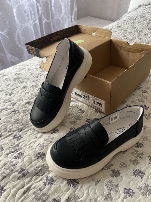 Лоферы школьные на девочку