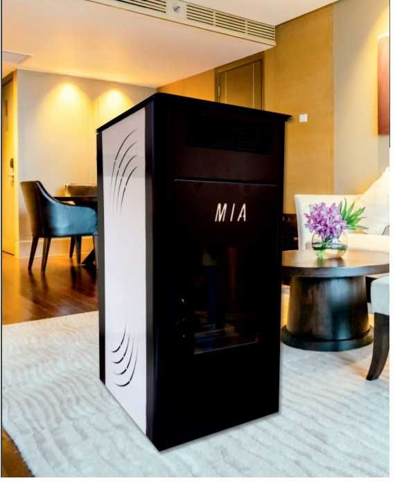Пелетна камина  камина MIA 17 KW и 24 KW