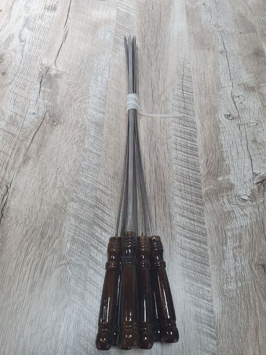 Шампур из нержавейки с узором