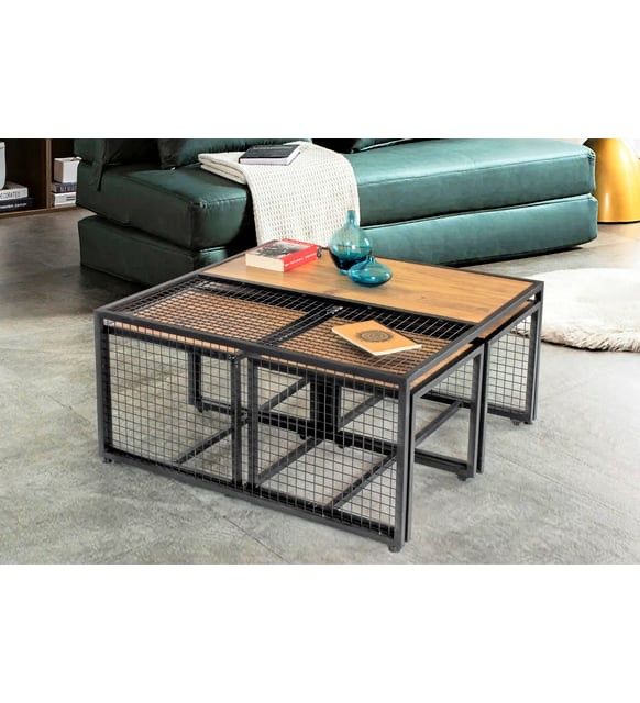 Холна маса дърво и метал