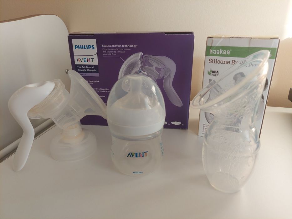 Ръчна помпа за кърма Philips avent + колектор за кърма