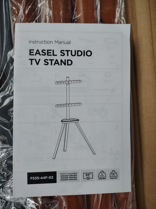 Stand de podea BRATECK FS35-44F-02 pentru TV de 45-65" până la 40 kg,