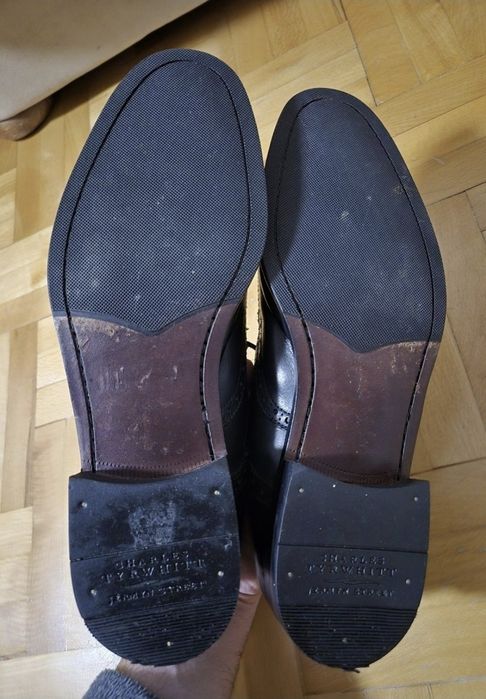 Pantofi Premium Charles Tyrwhitt Brogue, Talpă Cusută. Bărbati - 43