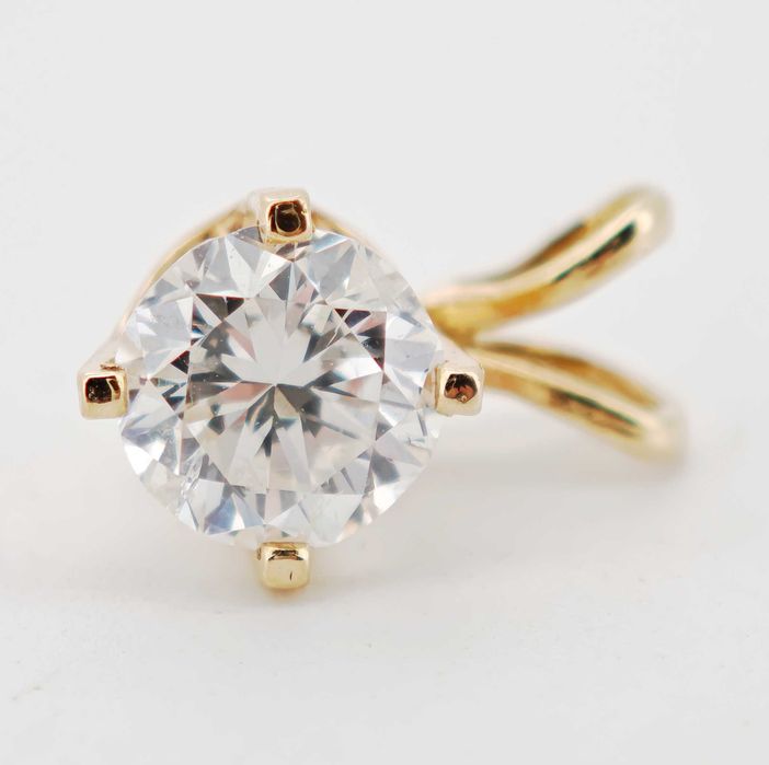 Pandativ aur 14k cu diamant 0.63ct