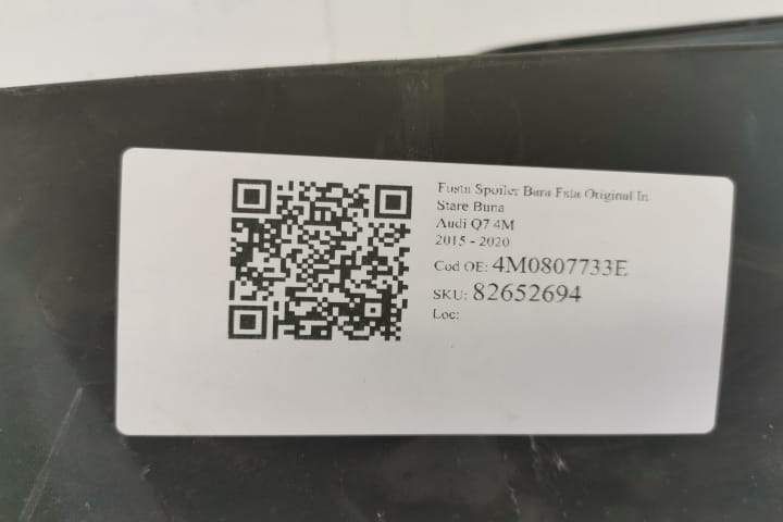Предна броня спойлер в оригинално добро състояние Ауди / Audi Q7 4M Пр