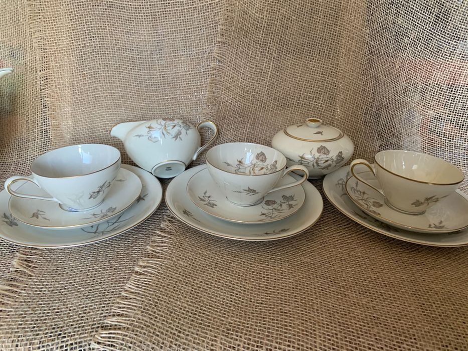 Стар порцелан немски и английски-чаши, чинии, купи, чайници и други