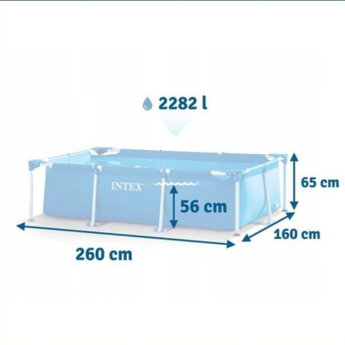 INTEX 260×160×65 каркасный басейн ОРИГИНАЛ
