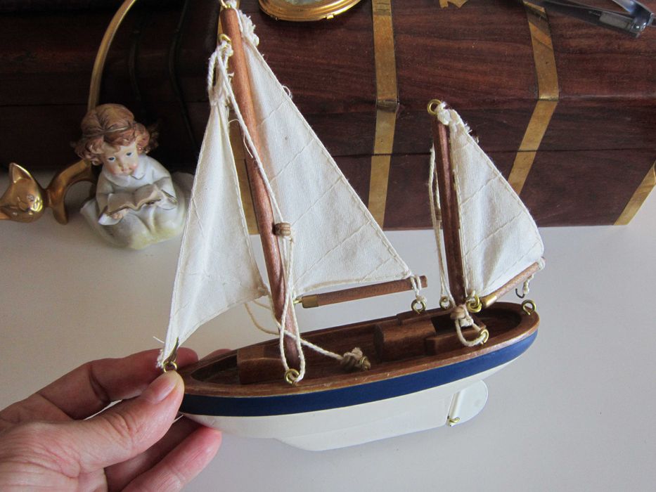 Vas cu panze vintage handmade Franta anii '80