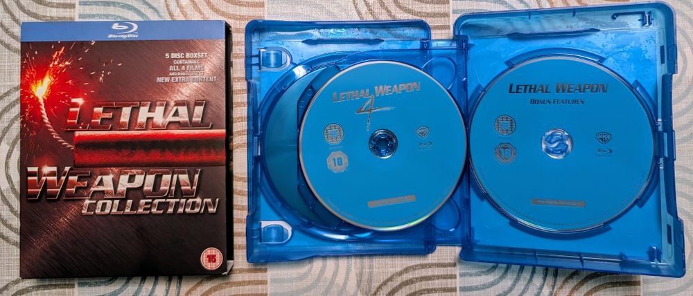 Lethal weapon Blu ray Bosxet 1-4 c бг субтитри