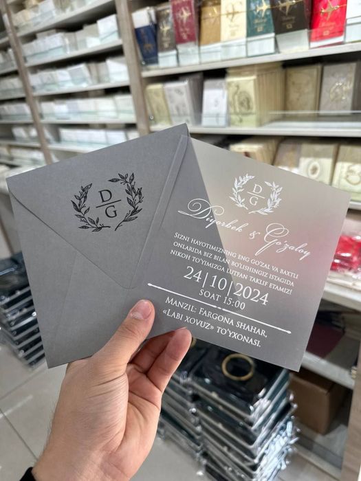 Taklifnomalar arzon narxlarda,Пригласительньй