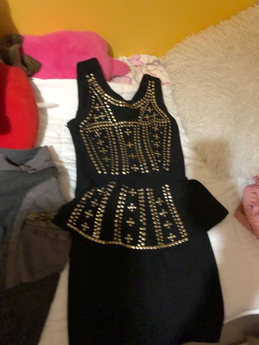 Къса рокля ,черна s размер