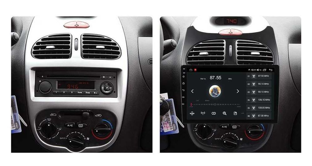 Navigatie Peugeot 206 , Garantie Noua 2GB 4GB 8GB RAM