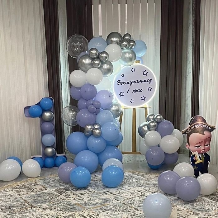 Фотозоны/мольберт гелевые шары