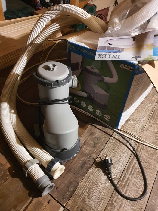 Pompa de filtrare apa pentru piscine cu filtru inclus
