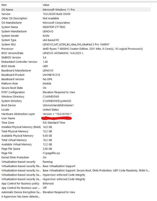 Лаптоп Lenovo IdeaPad 5 Pro 16ARH7,R7 6800HS,16GB RAM,GTX1650