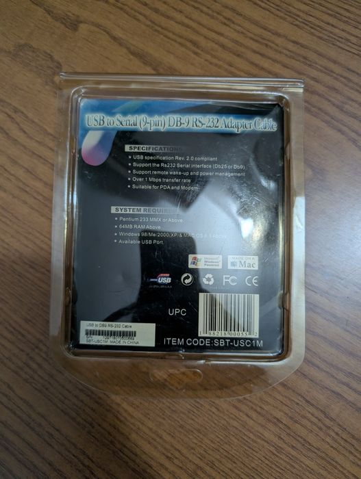 Cablu adaptor USB to Serial DB-9 RS232