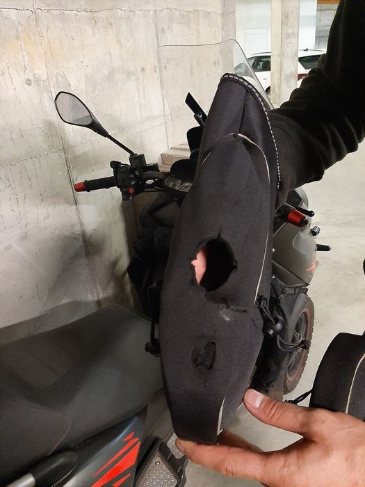 Piaggio handgrip covers / protectii maini antifrig