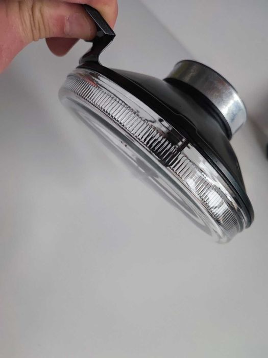 Вътрешни фарове Vw golf 2 Светли кристални с кръстачка Нови затъмнени