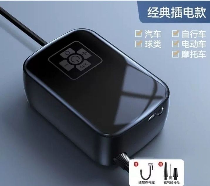 Беспроводной насос для автомобиля, аккумуляторный компрессор